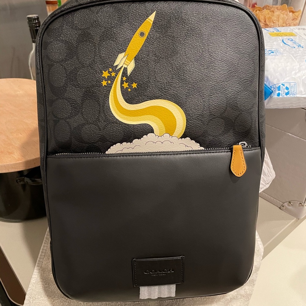 COACH MENS ROCKET BACKPACK - NWT - Picture 2 of 2